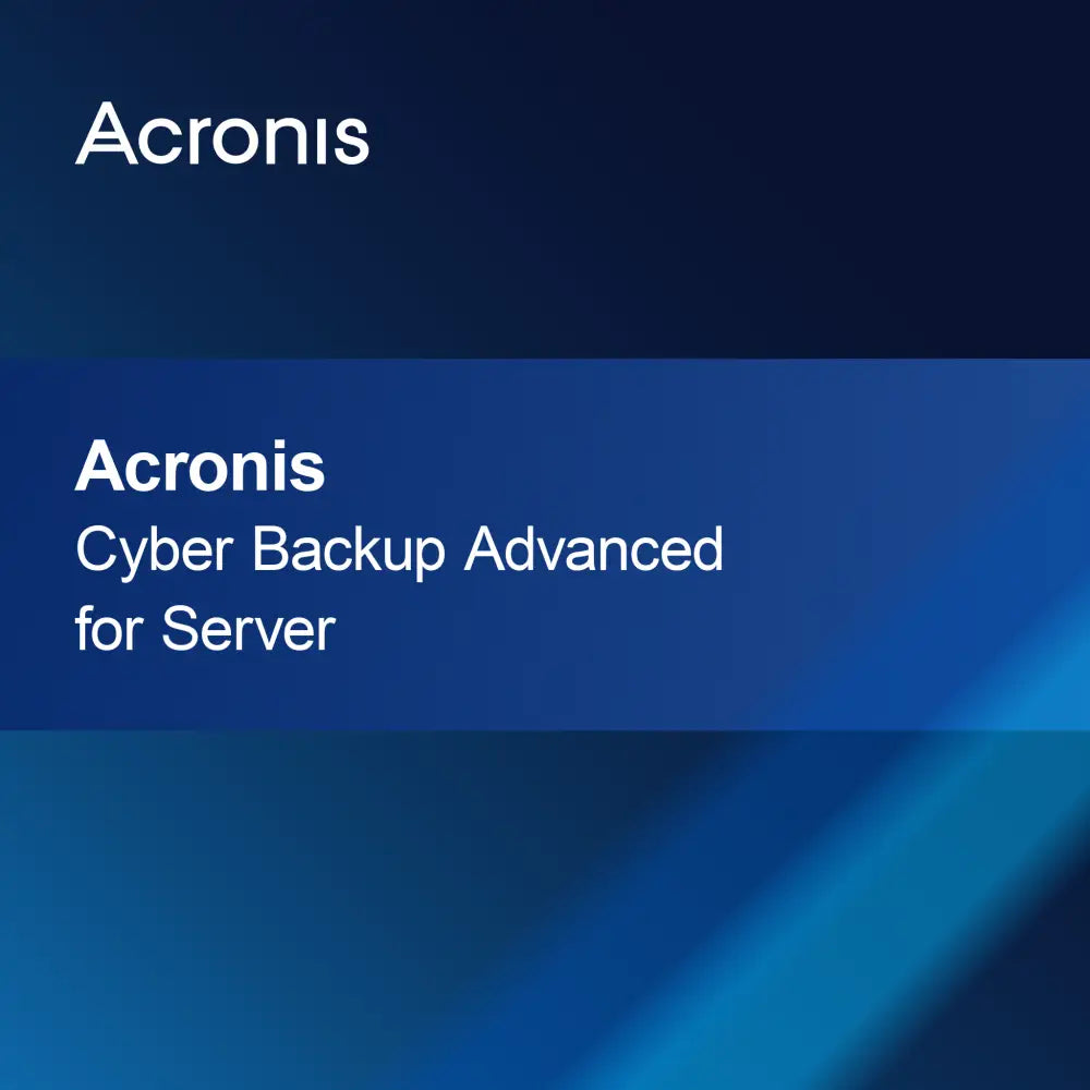 Acronis Cyber Backup Advanced för server