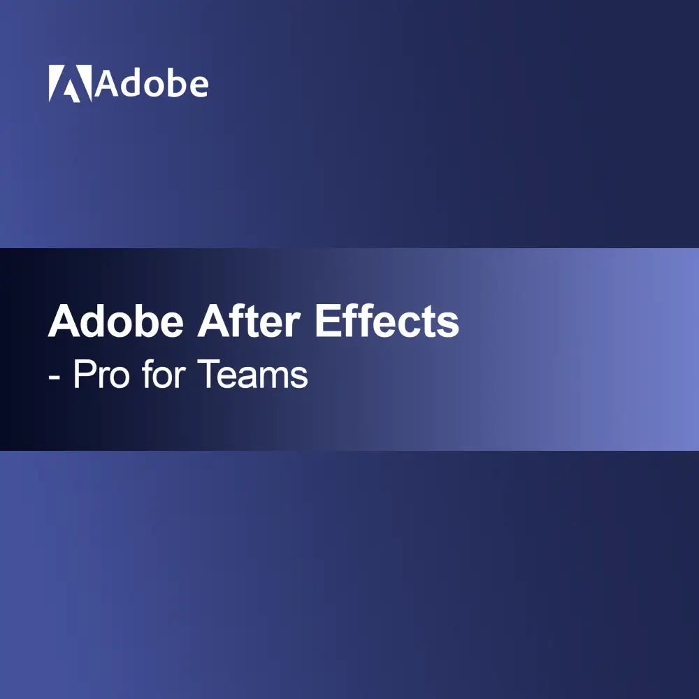 Adobe After Effects - Pro för team