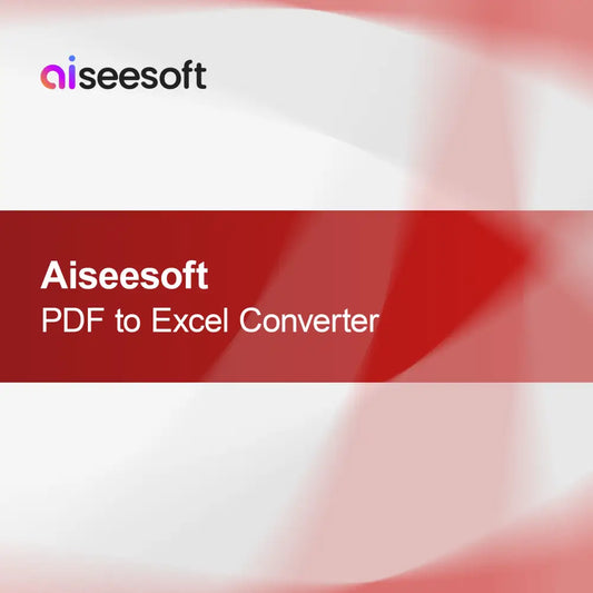 Aiseesoft PDF till Excel-omvandlare
