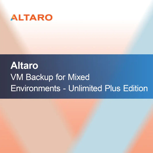 Altaro VM Backup för blandade miljöer - Unlimited Plus Edition