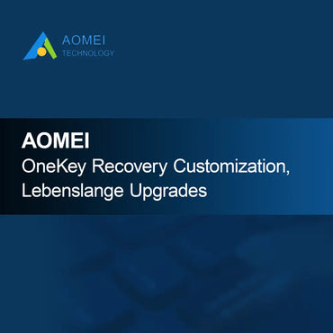 AOMEI OneKey Recovery Anpassning, Livslånga Uppgraderingar