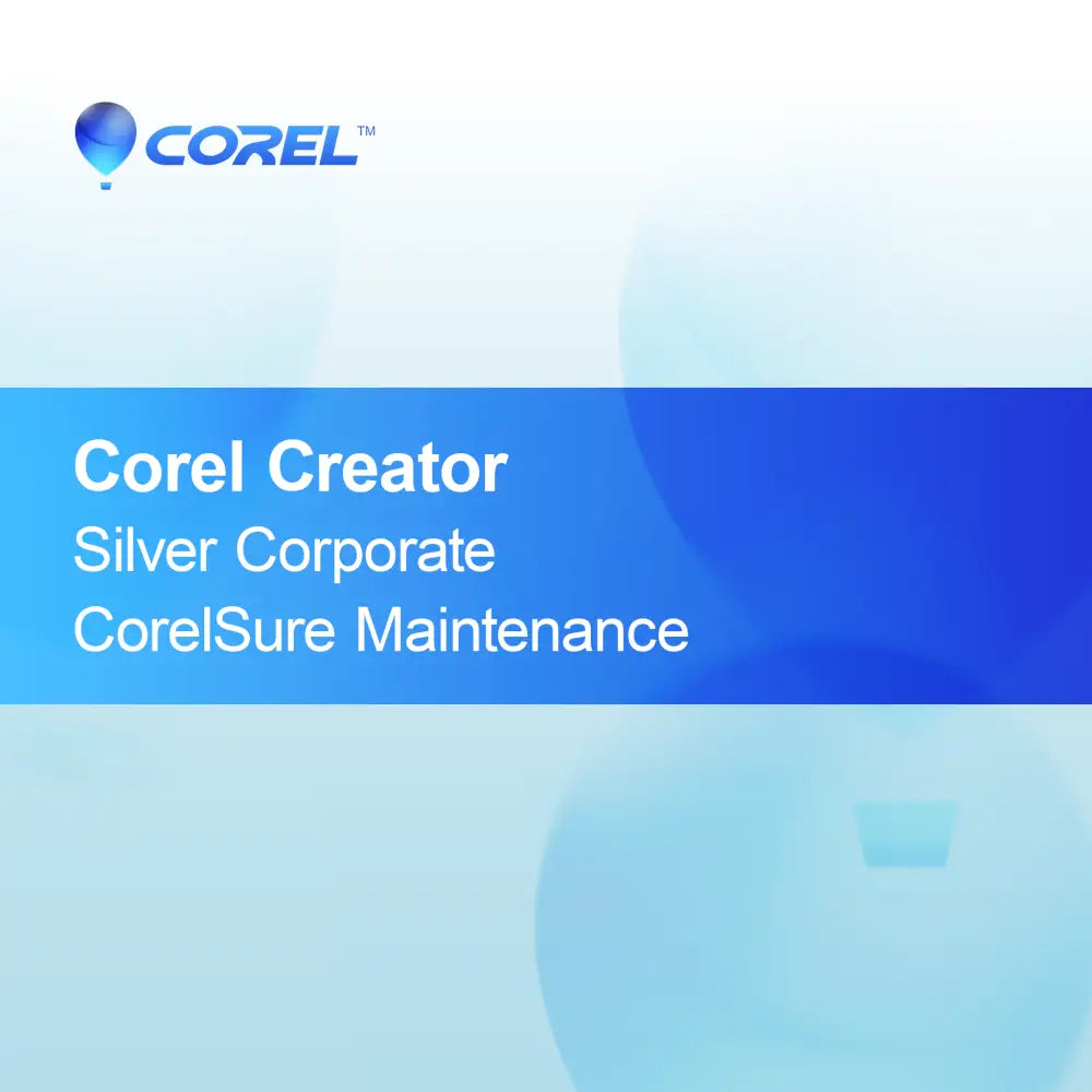 Corel Creator Silver Corporate CorelSure-underhåll