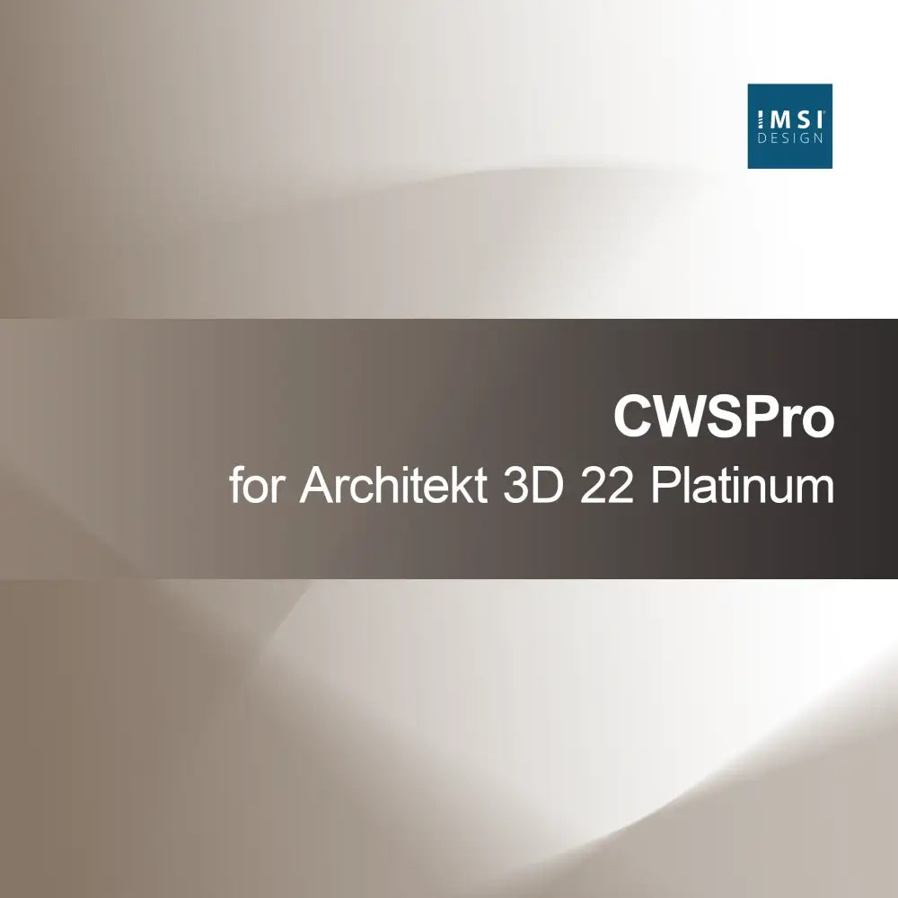 CWSPro för Architekt 3D 22 Platinum