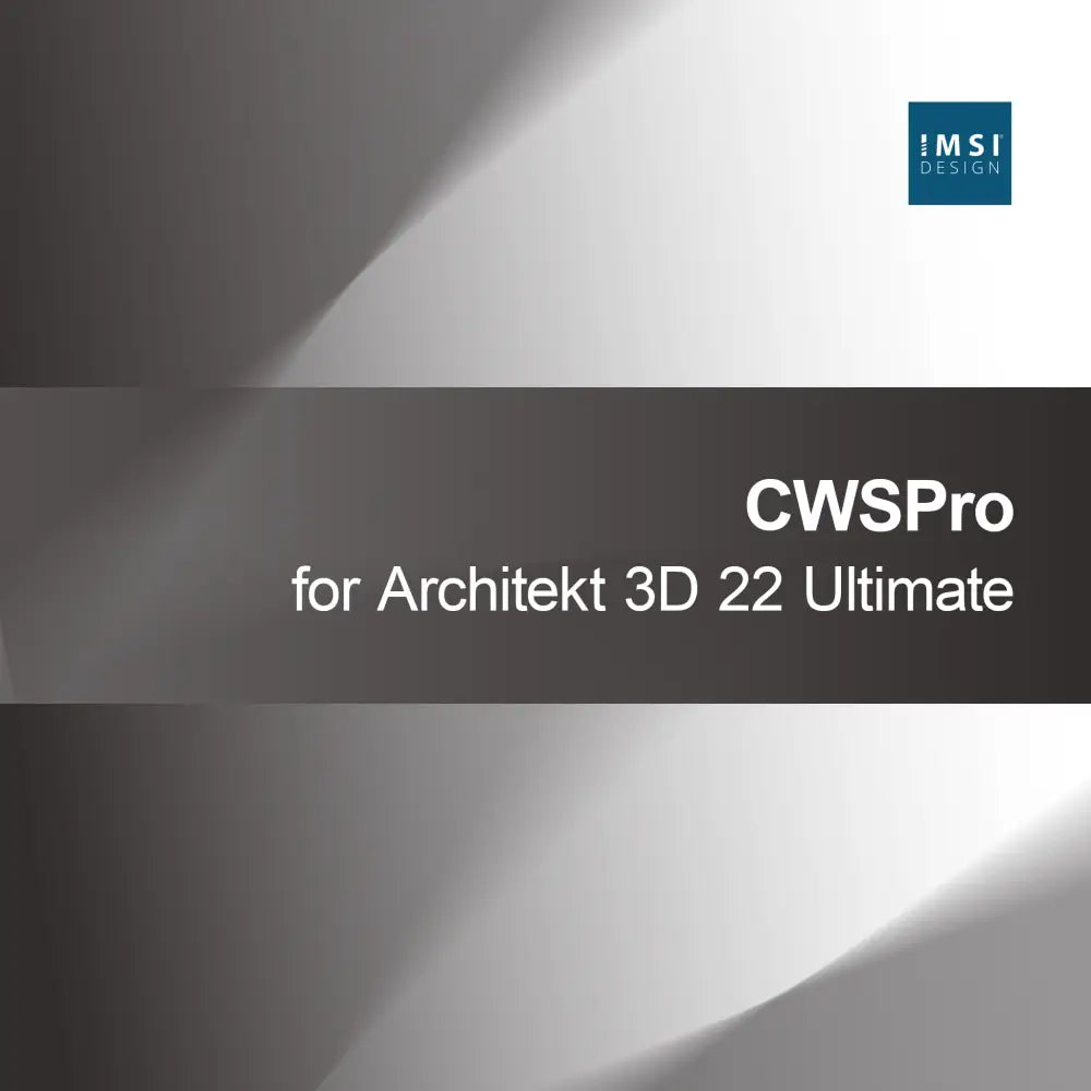 CWSPro för Architekt 3D 22 Ultimate