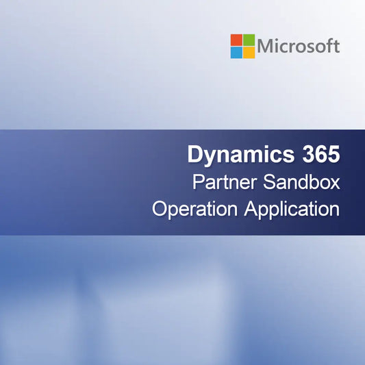 Dynamics 365 Partner Sandbox Operationsapplikation