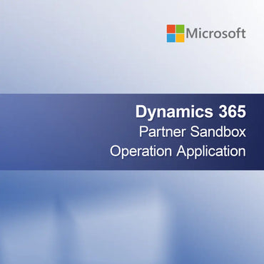 Dynamics 365 Partner Sandbox Operationsapplikation