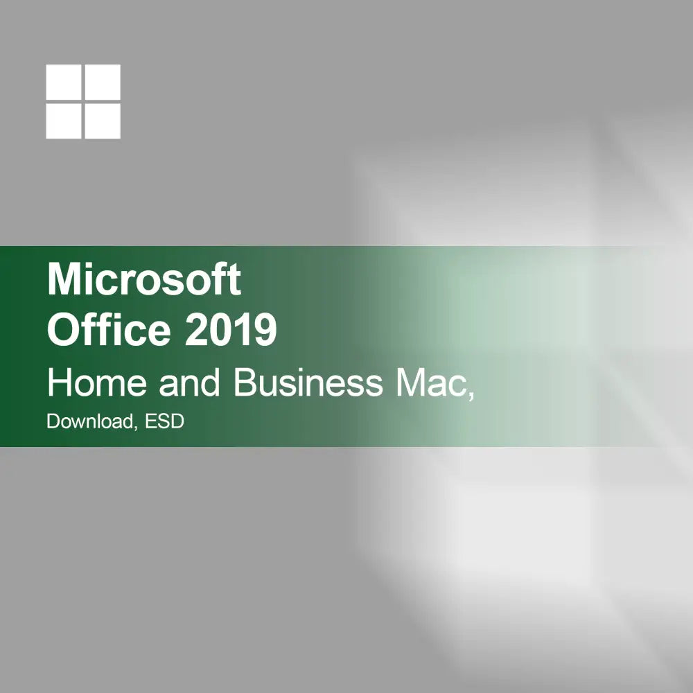 Microsoft Office 2019 Home and Business Mac, Nedladdning, ESD