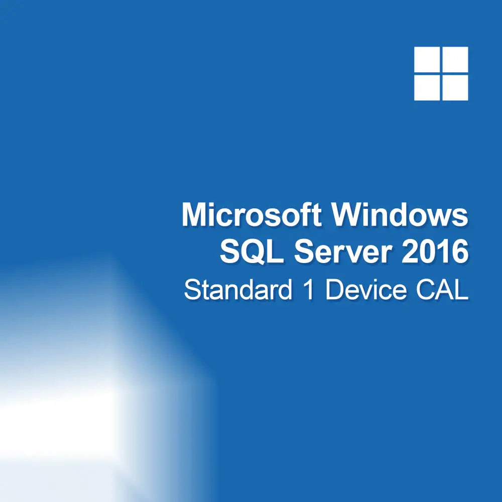 Microsoft SQL Server 2016 Standard 1 enhets-CAL