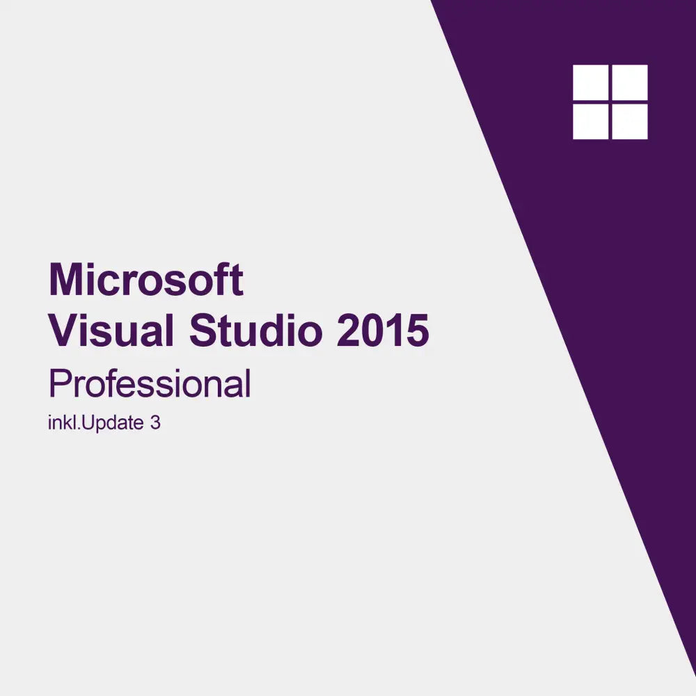 Microsoft Visual Studio 2015 Professional inkl. Uppdatering 3