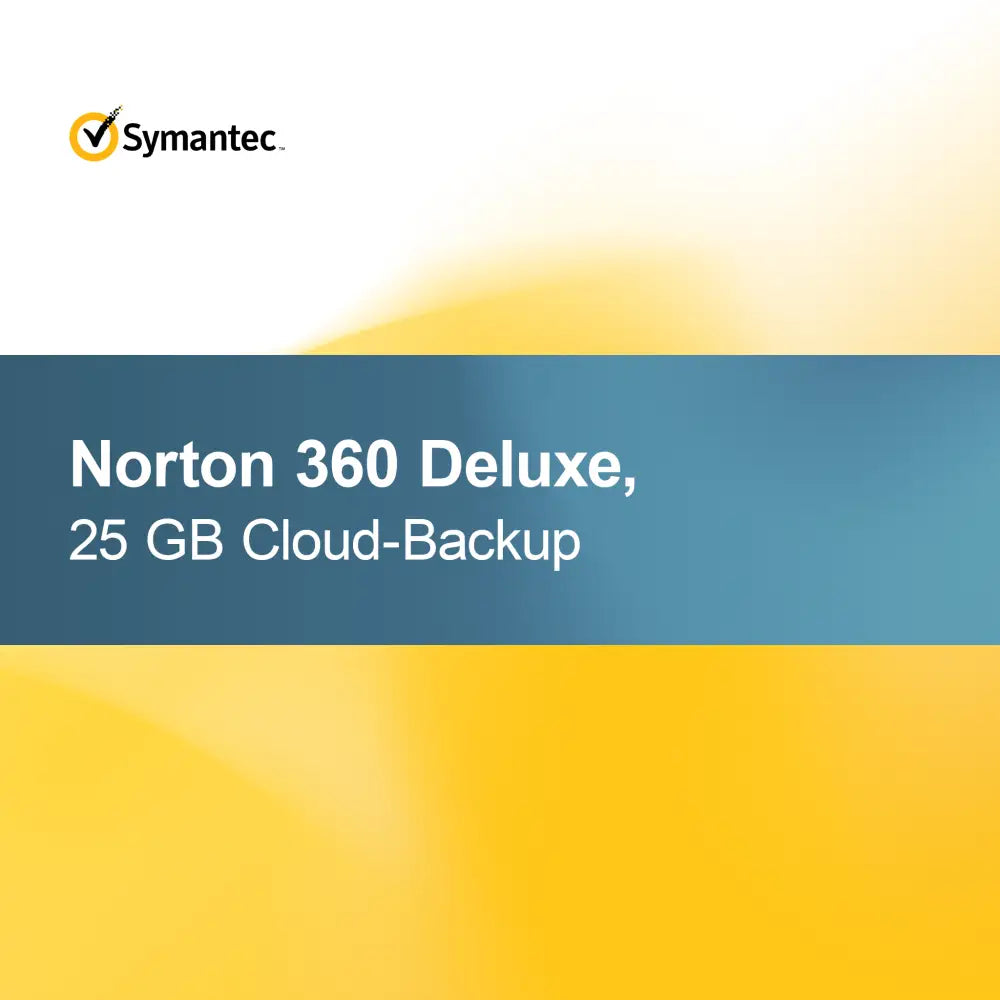 Norton 360 Deluxe, 25 GB molnbackup
