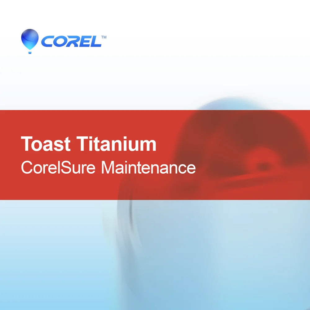 Toast Titanium CorelSure Underhåll