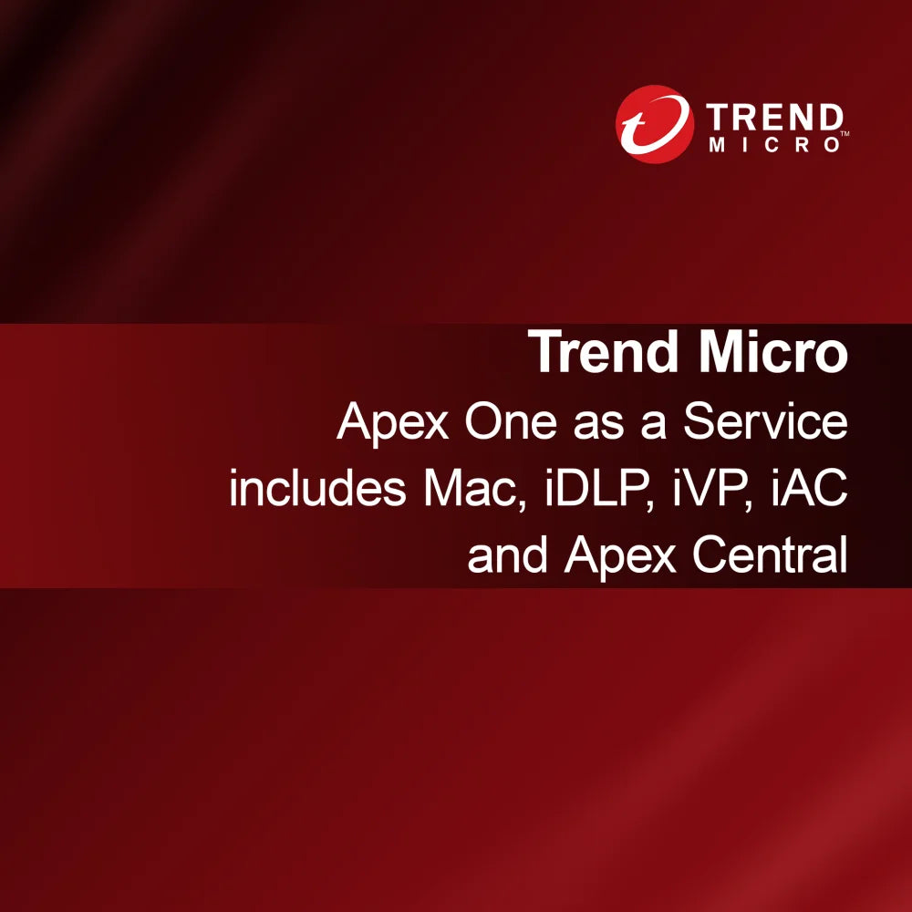 Trend Micro Apex One som en tjänst inkluderar Mac, iDLP, iVP, iAC och Apex Central