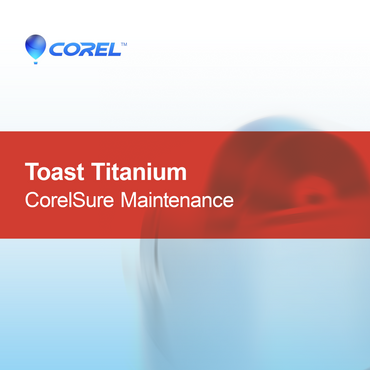Toast Titanium CorelSure Underhåll