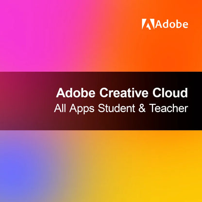Adobe Creative Cloud Alla Appar Student & Lärare