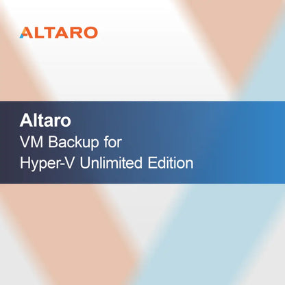 Altaro VM Backup för Hyper-V Unlimited Edition