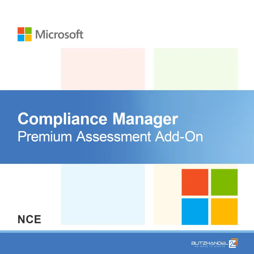 Compliance Manager Premium Bedömnings-Tillägg (NCE)