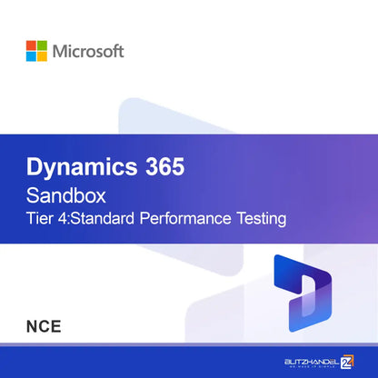 Dynamics 365 Operations - Sandbox Nivå 4: Standard Prestandatestning