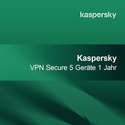 Kaspersky VPN Secure 5 enheter 1 år