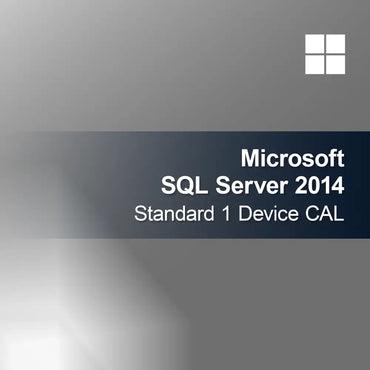 Microsoft SQL Server 2014 Standard 1 enhets-CAL