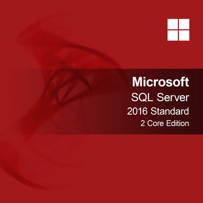 Microsoft SQL Server 2016 Standard - 2-kärnig utgåva