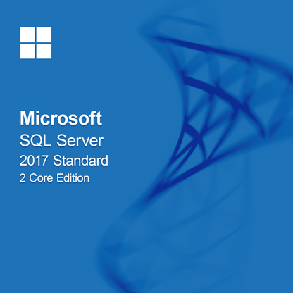 Microsoft SQL Server 2017 Standard, 2-kärnig utgåva