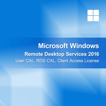 Microsoft Windows Remote Desktop Services 2016 Användar-CAL, RDS CAL, Klientåtkomstlicens