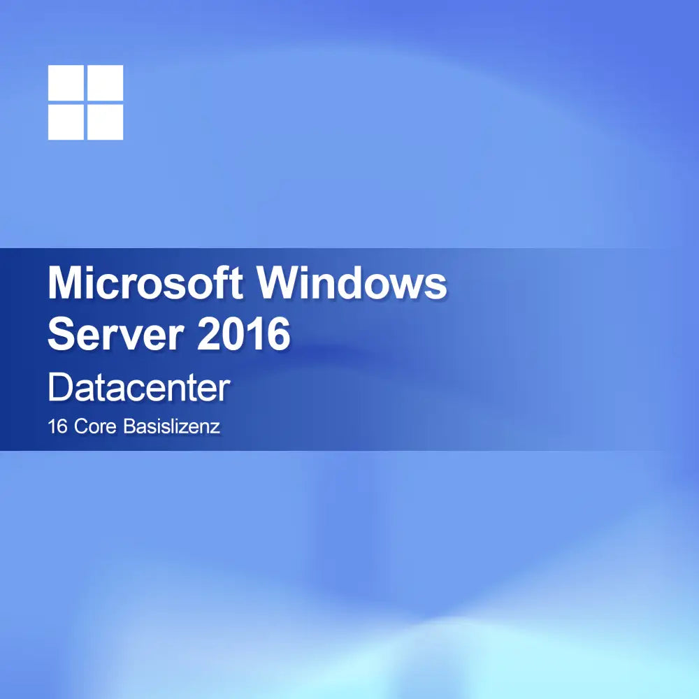Microsoft Windows Server 2016 Datacenter 16 Core Baslicens