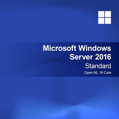 Microsoft Windows Server 2016 Standard Open-NL 16 kärnor