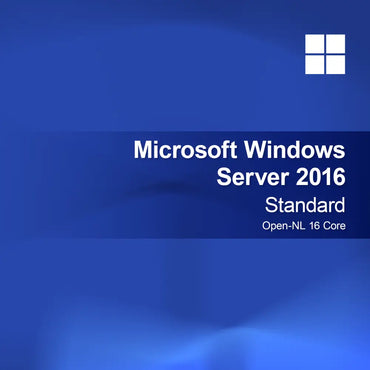 Microsoft Windows Server 2016 Standard Open-NL 16 kärnor