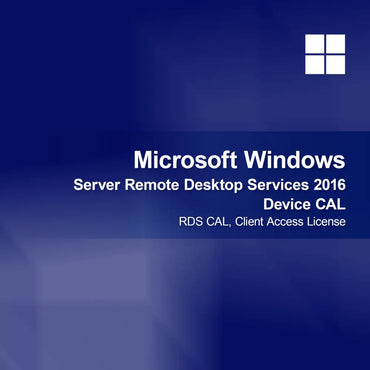 Microsoft Windows Server Remote Desktop Services 2016 Enhets-CAL, RDS CAL, klientåtkomstlicens