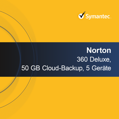 Norton 360 Deluxe, 50 GB molnbackup 5 enheter