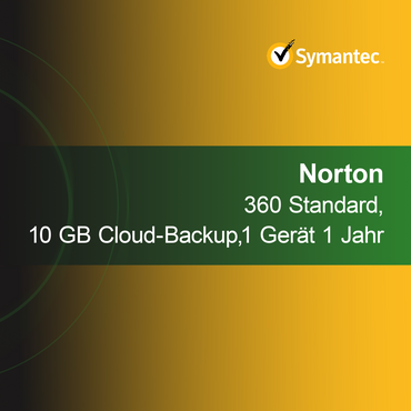 Norton 360 Standard, 10 GB molnbackup, 1 enhet 1 år