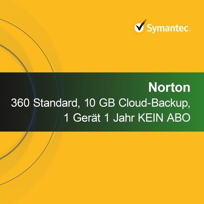Norton 360 Standard, 10 GB molnbackup, 1 enhet 1 år INGET ABONNEMANG