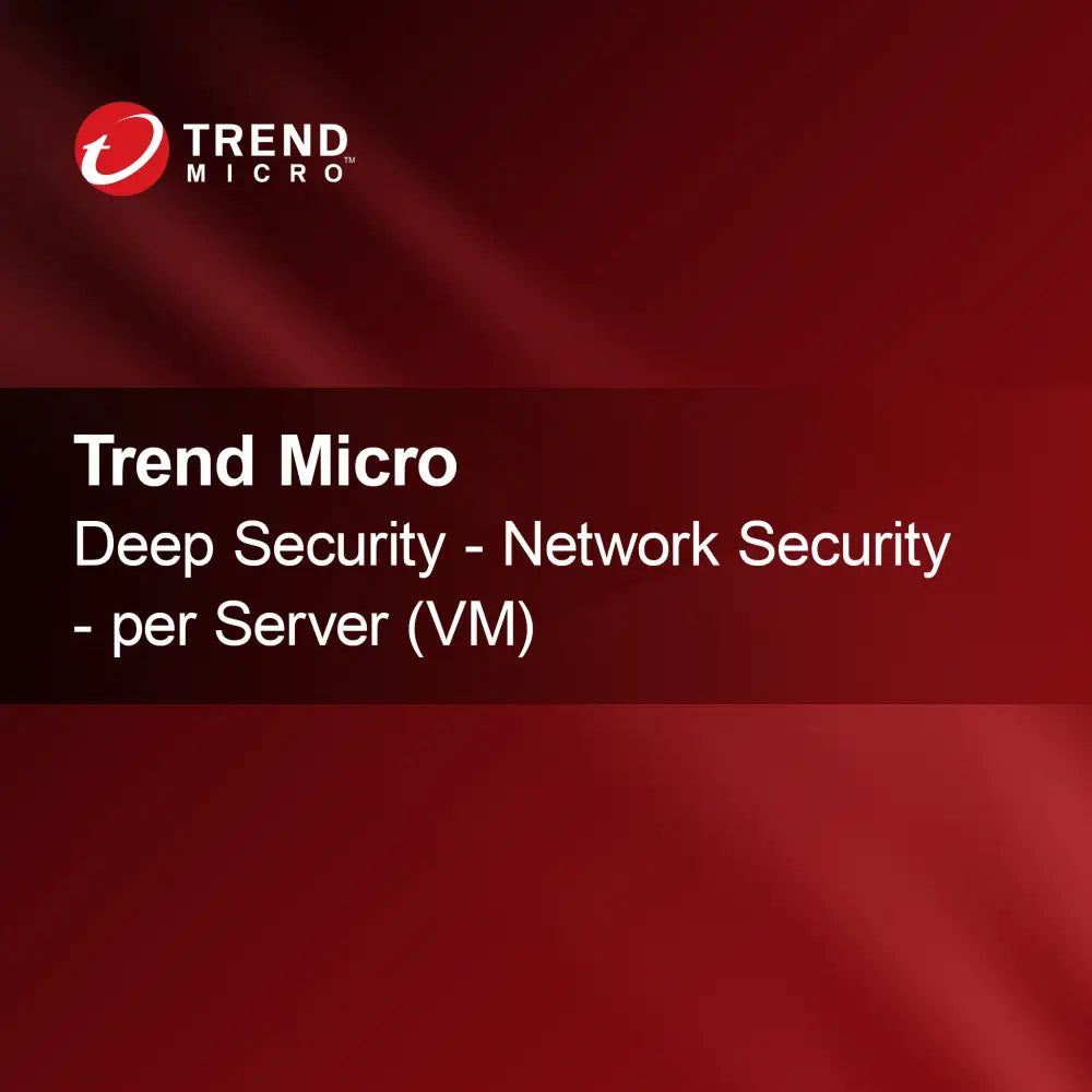 Trend Micro Deep Security - Nätverkssäkerhet - per server (VM)