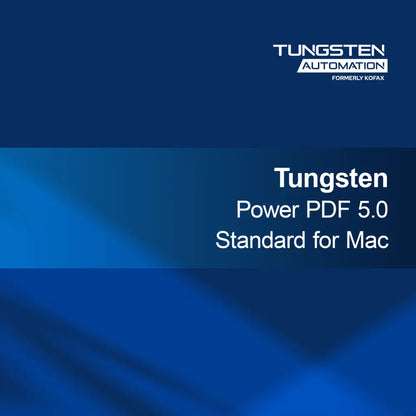 Tungsten Power PDF 5.0 Standard för Mac